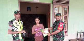 Warga Terdampak Banjir Tiga Kecamatan di Bengkayang Terima Bantuan Sembako