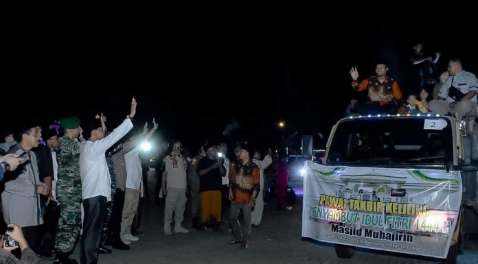 Pawai Takbir Keliling Meriahkan Perayaan Idul Fitri 1444 H di Ketapang