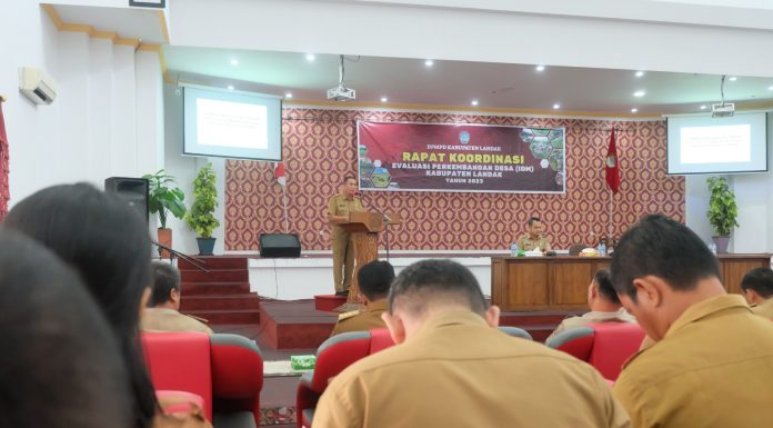 Sekda Landak Buka Rakor Indeks Desa Membangun Tahun 2023
