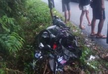 Hendak Menyelip Kendaraan Didepan, Sepeda Motor dan Mobil Bak Terlibat Kecelakaan