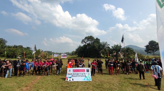 Turnamen Sepak Bola Naik Dango Cup ke-4 Dusun Anyang Resmi Bergulir