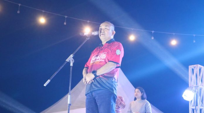Samuel Buka Festival Naik Dango ke -38 di Rumah Radangk Aya Landak