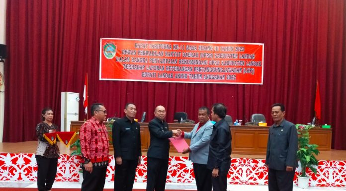 Pemkab Akan Segera Tindaklanjuti Rekomendasi DPRD Terhadap LKPJ Bupati Landak Tahun Anggaran 2022