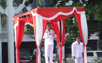 Peringati Hari Otonomi Daerah ke – XXVII, Pemkab Landak Gelar Upacara