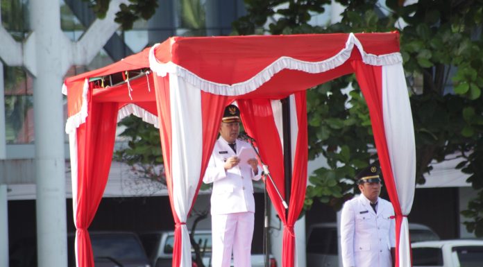 Peringati Hari Otonomi Daerah ke – XXVII, Pemkab Landak Gelar Upacara