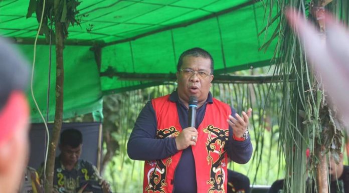Heri Saman Hadiri Acara Ulang Tahun Kalangkakng Panglima Gagak Hitam Ke -5