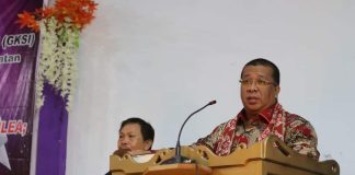 Heri Saman Hadiri Perayaan Paskah Gabungan GKSI Sektor Kuala Behe