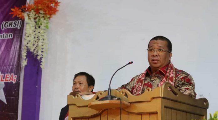 Heri Saman Hadiri Perayaan Paskah Gabungan GKSI Sektor Kuala Behe
