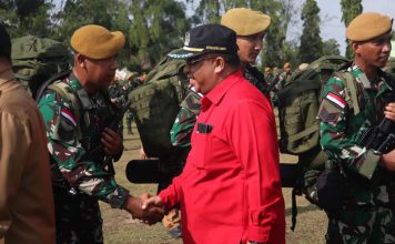 Heri Saman Harapakan Kehadiran Personil Pamtas RI-MLY Dapat Beri Rasa Aman Kepada Masyarakat