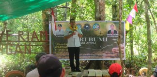 Sekda Landak Buka Peringatan Hari Bumi di Riam Angan Tembawang