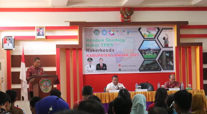 Pemkab Landak Gelar Rembuk Stunting Rakor TPPS dan Rakerkesda