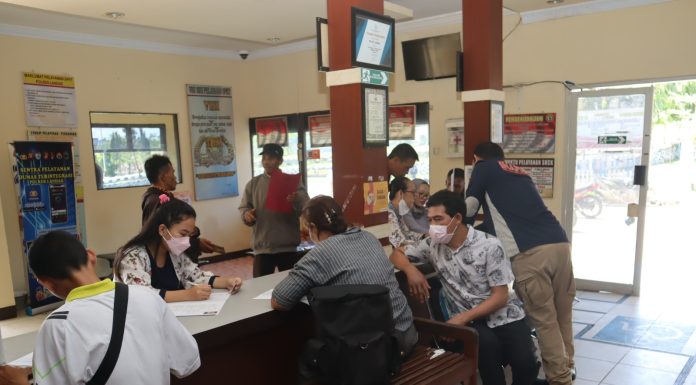 Salah Satu Syarat Pencalonan Caleg, Penerbitan SKCK di Polres Landak Meningkat