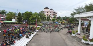 300 Peserta Adventure Motor Terabas Meriahkan Event Motor Trail di Kota Ngabang
