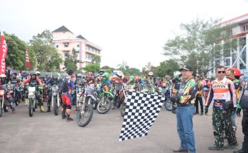 Meriah, Adventure Motor Terabas Diikuti 300 Peserta Dari Berbagai Daerah