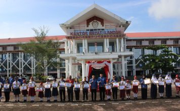 Pemkab Landak Gelar Apel Peringatan Hari Pendidikan Nasional Tahun 2023