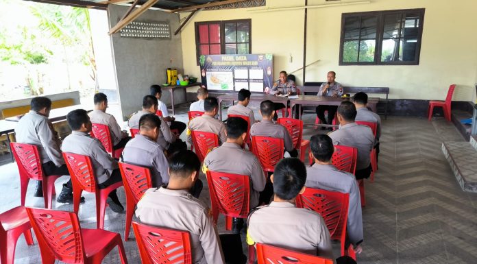 Kapolsek Ngabang Tekankan Anggota Tidak Terlibat Politik Praktis