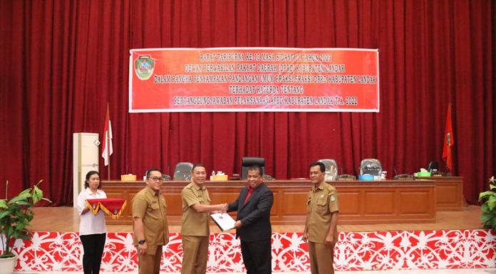 Pembahasan Raperda Pertanggungjawbaan Pelaksanaan APBD Landak 2022 Dilanjutkan