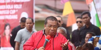 Turnamen Bola Voli Nabo Panyugu Cup Resmi Bergulir, Heri Saman Harapkan Lahir Bibit Atlet Berprestasi