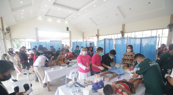 Antusias Masyarakat Hadiri Baksos PMI Pada Perayaan KFS ke 99 Tahun