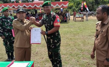 Program TMMD Ke-116 di Kecamatan Kuala Behe Resmi Ditutup Pj. Bupati Landak Sampaikan Apresiasi Kepada TNI