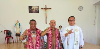 Samuel Hadiri Peresmian Gereja Katolik Santo Antonius Dari Padua Stasi Tahuban Paroki Santo Yusuf Karangan