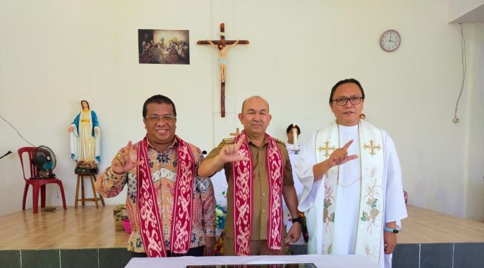 Samuel Hadiri Peresmian Gereja Katolik Santo Antonius Dari Padua Stasi Tahuban Paroki Santo Yusuf Karangan