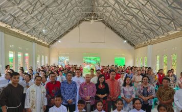 Samuel Hadiri Perayaan Ulang Tahun ST. Pelindung Gereja Katolik ST Thomas More Stasi Dano