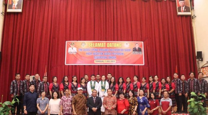 Audiensi Pesparani Landak Oleh Tim Audisi LP3KD Provinsi Kalbar