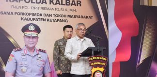 Dihadapan Kapolda Kalbar, Bupati Martin Rantan : Ketapang Daerah Yang Aman