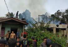 Satu Unit Rumah Warga di Desa Aur Sampuk Terbakar, Polisi Selidiki Penyebabnya