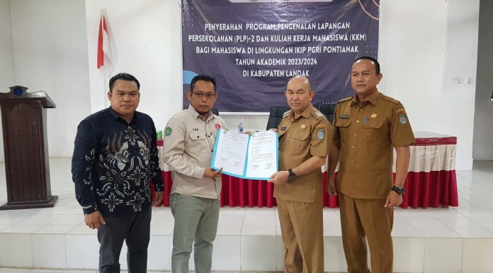 Mahasiswa IKIP PGRI Pontianak Akan Laksanakan Program PLP-2 dan KKM di Landak, Ini Pesan Samuel