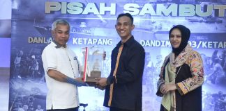 Dandim 1203 dan Danlanal Ketapang Berganti