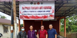 Kampung Tangguh Anti Narkoba, Komitmen Polres Landak Perangi Narkoba