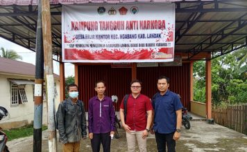Kampung Tangguh Anti Narkoba, Komitmen Polres Landak Perangi Narkoba