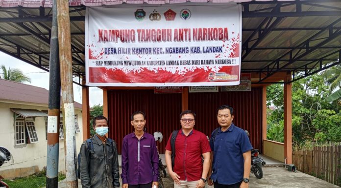 Kampung Tangguh Anti Narkoba, Komitmen Polres Landak Perangi Narkoba