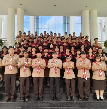Samuel Lepas Peserta Raimuna Nasional Pramuka Ke -XII