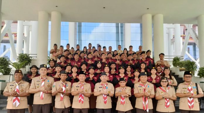 Samuel Lepas Peserta Raimuna Nasional Pramuka Ke -XII