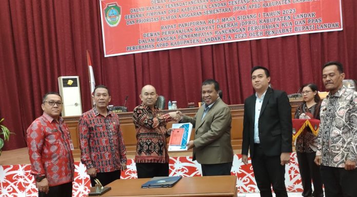 Pemda Bersama DPRD Landak Bahas KUA PPAS APBD Landak 2023