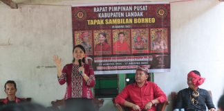 Karolin Dukung Tapak Sambilan Borneo Melestarikan Budaya Dayak