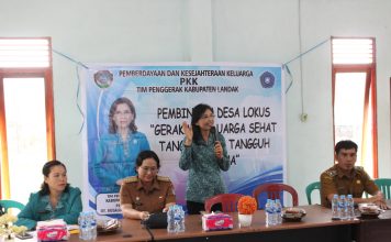 Desa Tiang Tanjung Mempawah Hulu Menjadi Desa Lokus Gerakan Keluarga Sehat Tanggap dan Tangguh Bencana