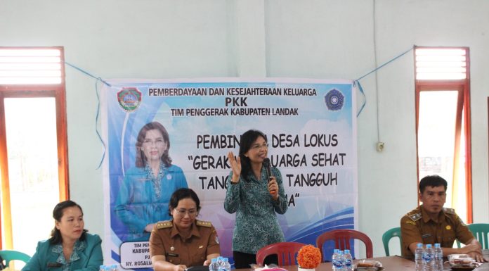Desa Tiang Tanjung Mempawah Hulu Menjadi Desa Lokus Gerakan Keluarga Sehat Tanggap dan Tangguh Bencana
