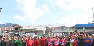 Heri Saman Buka Turnamen Bola Voli Koramil Cup II di Pahuman