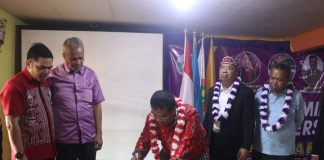 Heri Saman Resmikan Gedung Persekolahan SMP dan SMA Kristen Bina Setia Darit