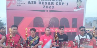 Turnamen Olahraga Air Besar Cup I Resmi Ditutup
