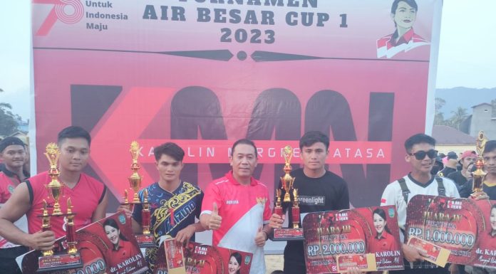 Turnamen Olahraga Air Besar Cup I Resmi Ditutup