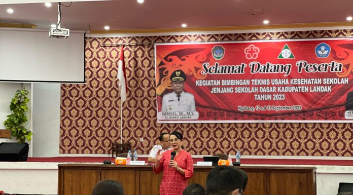 Jadi Pemateri Bimtek UKS SD, Ini Pesan Karolin Terkait Bidang Pendidikan