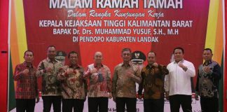 Pemkab Landak Gelar Malam Ramah Tamah Kunker Kepala Kejati Kalbar