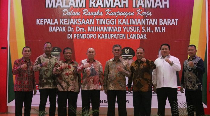 Pemkab Landak Gelar Malam Ramah Tamah Kunker Kepala Kejati Kalbar
