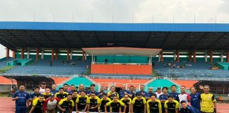 Sekda Turun Langsung Perkuat Kesebelasan ASN – U40 Ketapang Dalam Laga Persahabatan Melawan Kesebelasan ASN Pemprov Kalbar