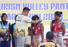 Membanggakan, Tim Voli Putri Landak Sabet Juara 1 Open Tournament Bola Voli Pantai se Kalbar
